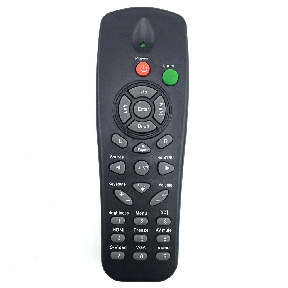 Mando a distancia para proyector Optoma, mando a distancia DS322, DS317, DS316, DS219, DS216, DS211, DS306, DS671, ES530, ES529, ES521, ES522, ES520, ES531,: remote with laser