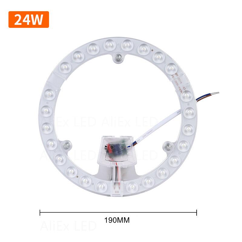 12W 18W 24W 36W 48W 72W 220V 240V Led Plafond Lamp Panel lamp Vervanging Chip Bron Lont Remould Led Hoge Helderheid Verlichting: 24W Cold White