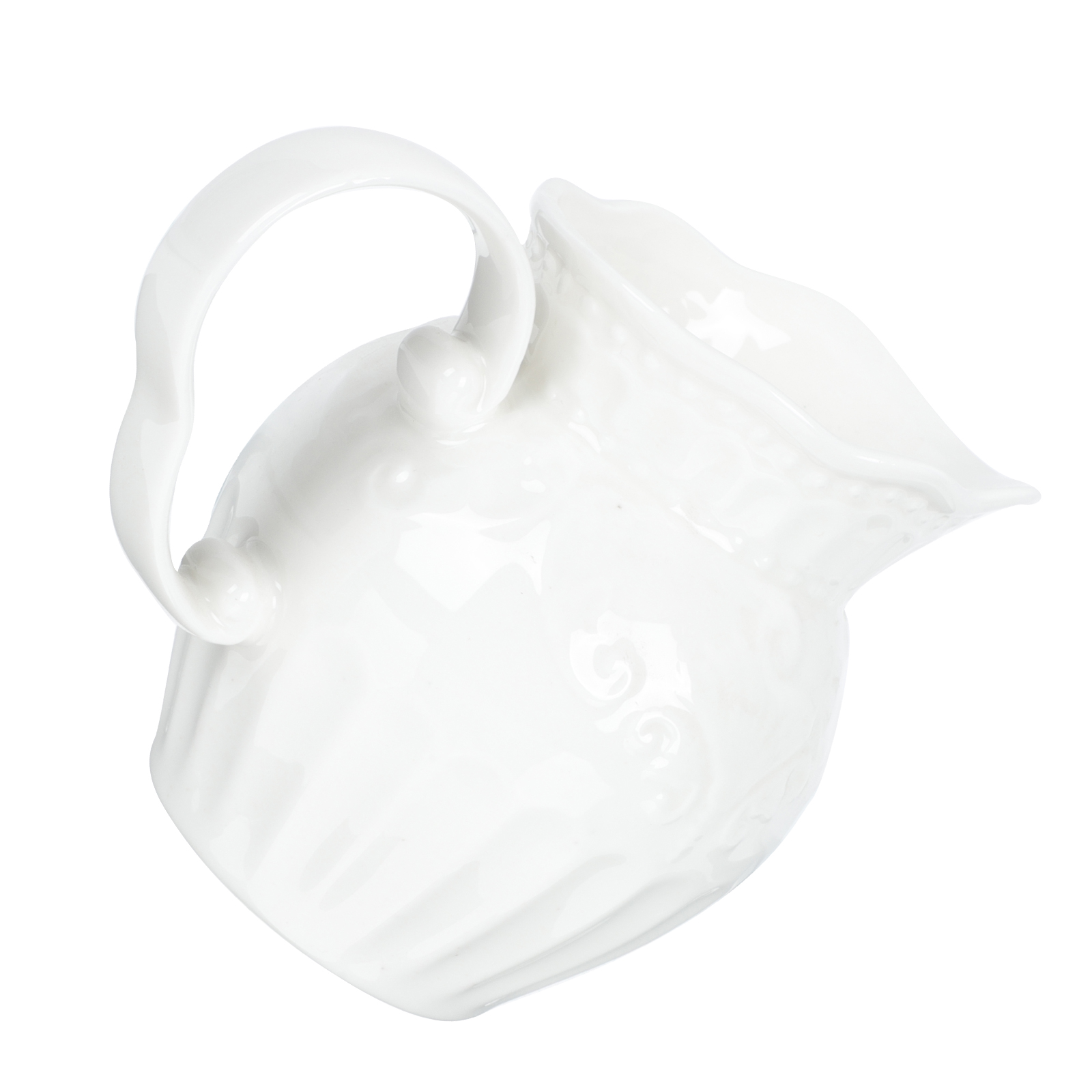 Drinking Mug Decorative Coffee Cup Hotel Ceramic (White)