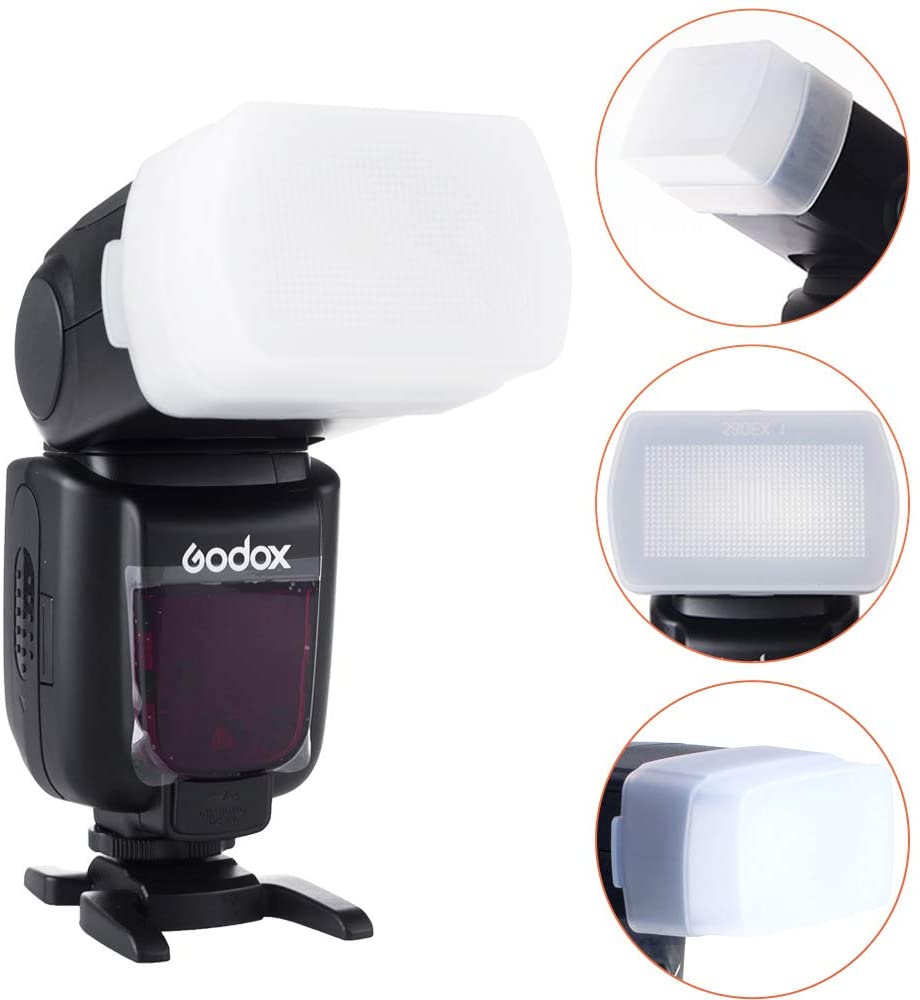 Godox flash diffuser kuppel bounce - passer til godox  v860ii v850ii tt685 tt600 flash speedlight