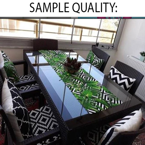 Else Gray White Yellow Line Stripes Geometrics 3d Print Pattern Modern Table Runner for Kitchen Dining Room Tablecloth