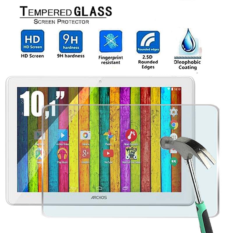 Voor Archos 101 Zuurstof-Premium Tablet 9H Gehard Glas Screen Protector Film Protector Guard Cover