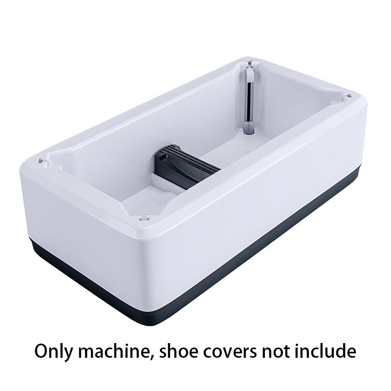 Automatic Disposable Shoe Cover Dispenser Portable Hand-Free Waterproof Overshoes Machine for Home, Office, Supermarket, Factory: White