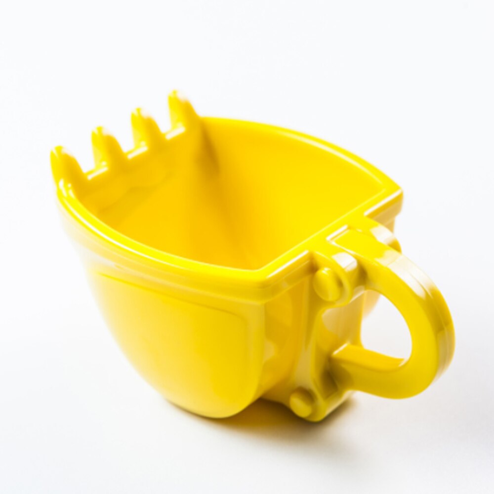 Single Excavator Bucket Cup Hand Tea Coffee Funny Mug Shovel With Spoon Kitchenware