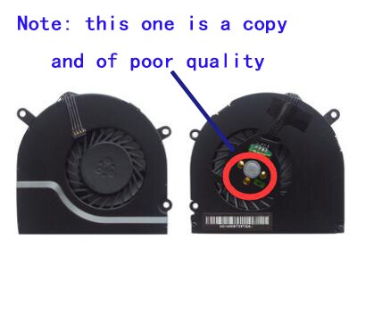 Ventilateur pour Apple Macbook pro 13 &quot;A1278 A1342, a1502, ME864, ME865, ME866, A1286, ZB0506AUV1-6A, MG62090V1-Q030-S99, MG62090V1-Q020-S99