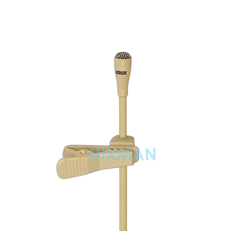 HIXMAN LB1-SM UniDirectional Lav Lavalier Lapel Condenser Microphone For Lectrosonics SM LM UM Series Wireless Transmitter