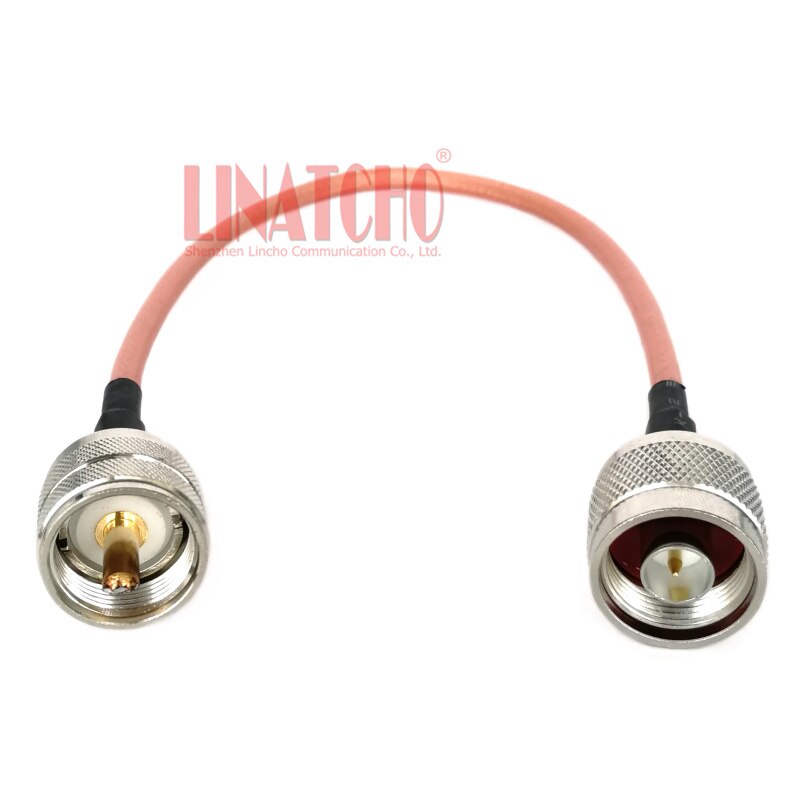 Cable de puente coaxial N macho a PL259 UHF, 30CM, baja pérdida, buena , RG303