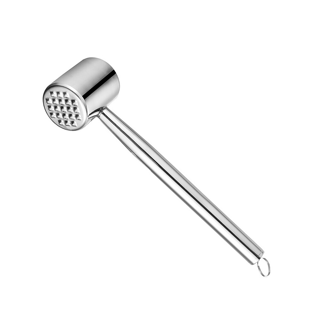 Stainless Steel Meat Hammer Steak Pork Chop Loose Meat Hammer Multifunctional Meat Beater Kitchen Supplies Meat Hammer