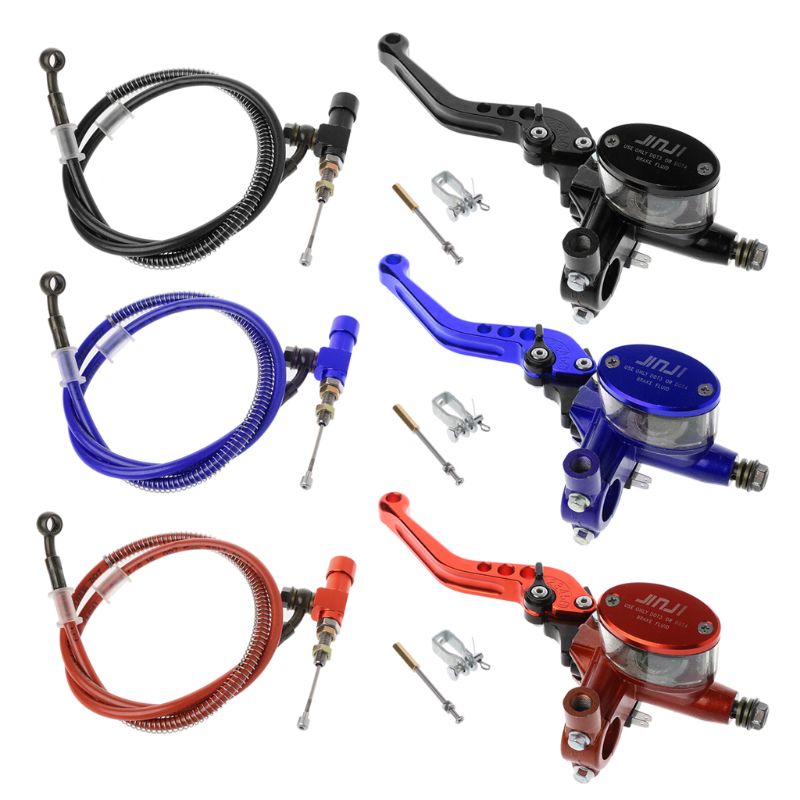 7/8 "22mm Motorrad CNC Hydraulische Kupplung Bausatz Hebel Meister Zylinder betroffen Öl Schlauch 125 ~ 250cc
