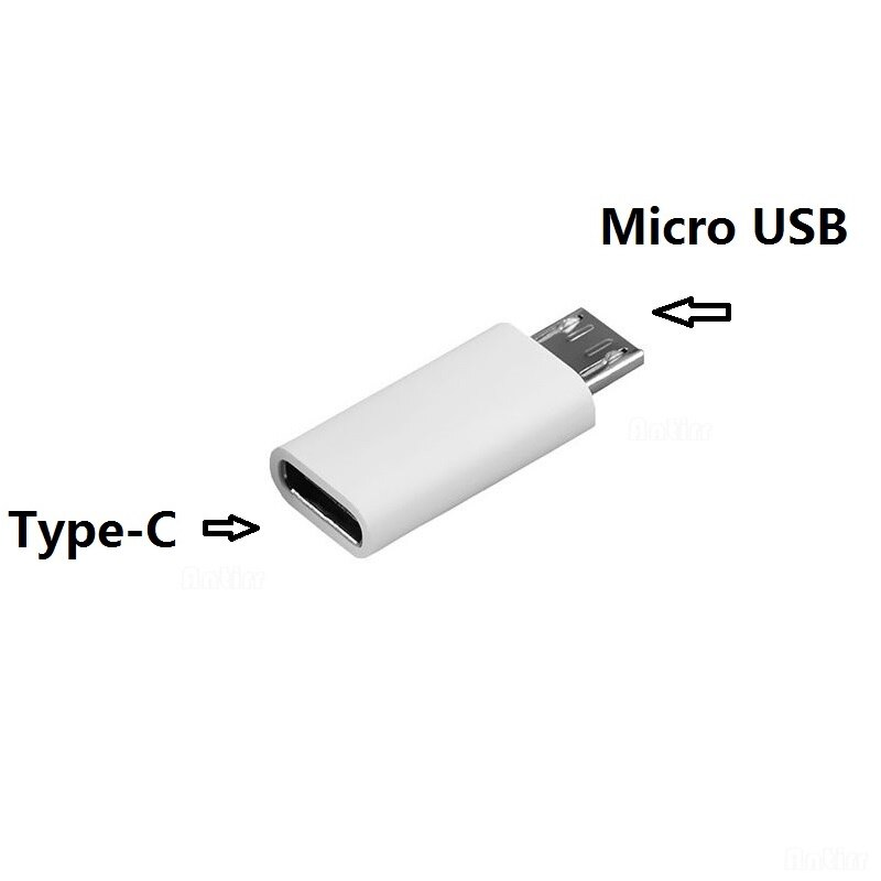 Type-C Male Connector to Micro USB 2.0 Female USB 3.1 Converter Data Adapter: Default Title