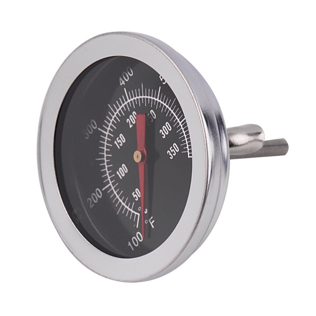 Termómetros de acero inoxidable para horno, termómetro bimetálico para barbacoa, barbacoa, parrilla, medidor de temperatura con doble calibre, herramientas de cocina de 500 grados