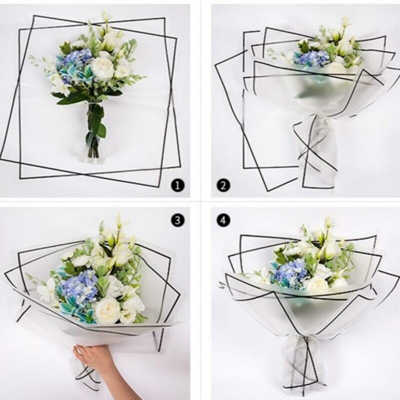 Mat papir 60*60cm håndværk papir blomster indpakningspapir papir håndlavet dekoration blomster festlige festartikler