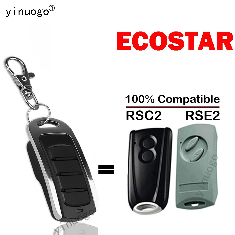 ECOSTAR RSC2 RSE2 Garage Tür Fernbedienung Ersatz ECOSTAR Garage Tür Befehl 433,92 mhz rollen Code Tor Kontrolle Schlüssel fob