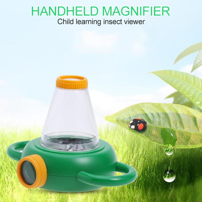 Bug Insect Watcher Magnifying Glass Small Animal Insect Children Cylindrical Crawler Spider Box Magnifying Glass Magnifier