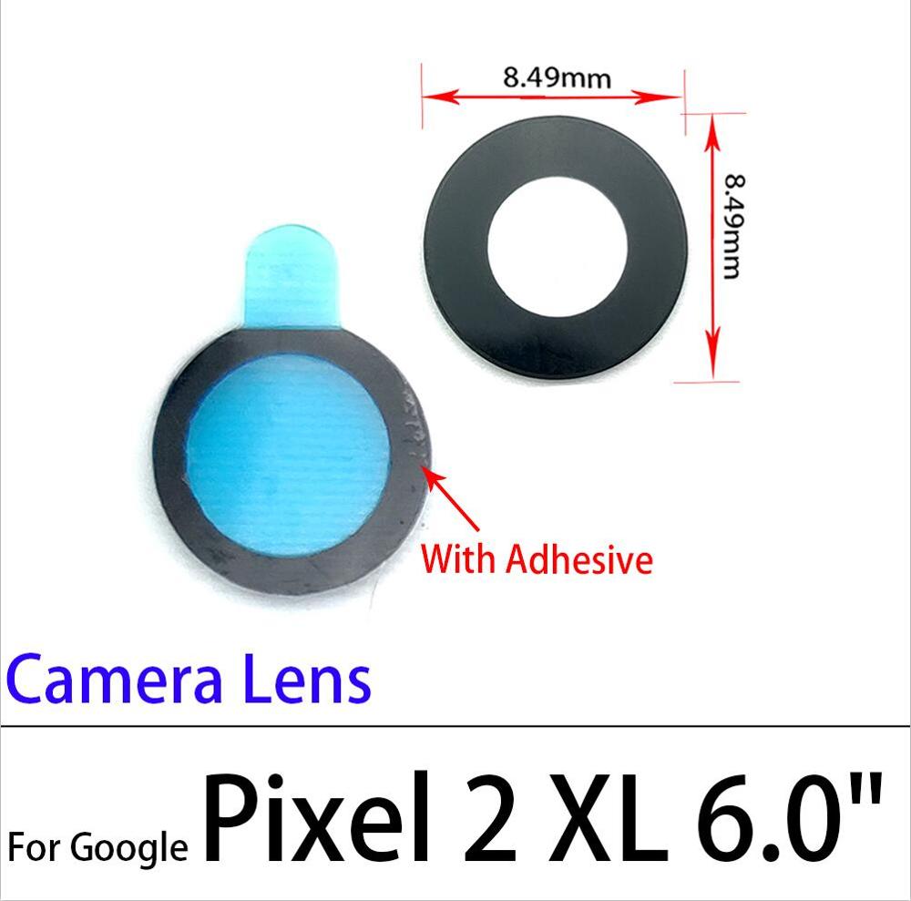Rear Back Rear Camera Glass Lens Cover For Google Pixel XL / Pixel 2 XL / Pixel 3 XL 5.0" 5.5 " Camera Lens With Sticker: Pixel 2 XL Lens