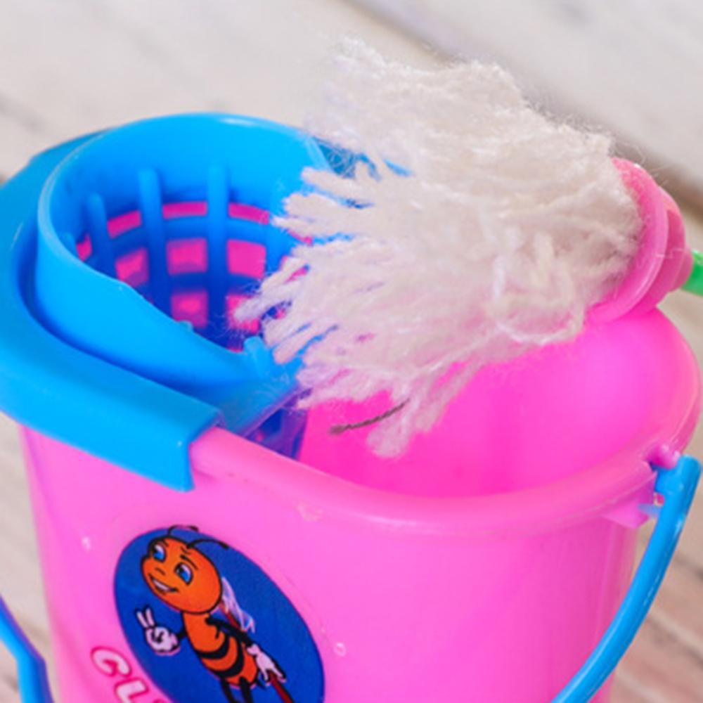 9 pièces/ensemble semblant jouer balai aspirateur Kit de nettoyage jouet maison de poupée accessoire
