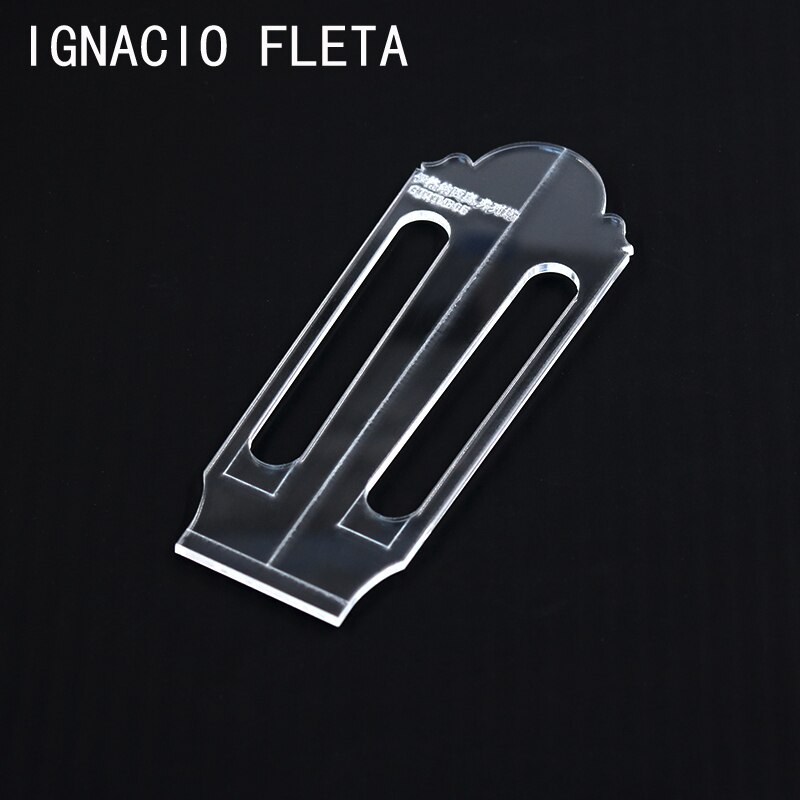 Famous Classical Guitar Head Template Shape Chord Knob Hole Site Making Tools Transparent Acrylic Template Guitar Making Mold: IGNACIO FLETA