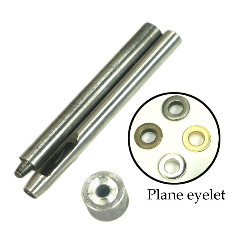 Flugzeug Blende Kupfer Metall Kreisförmige Hohl Nieten und Werkzeuge Abmessungen 50 stücke für 5/6/8/10mm interne durchmesser ösen werkzeuge