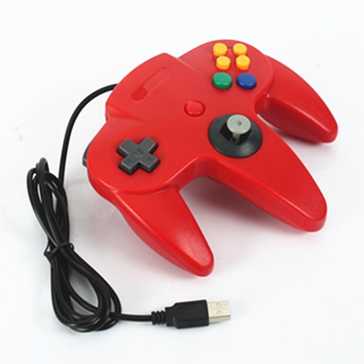 Voor N64 Gamepad Abs Usb Wired Controller Joystick Joypad Pc Computer Game Handvat Game Pad Voor Nintend N64 Voor Pc game Accessoire