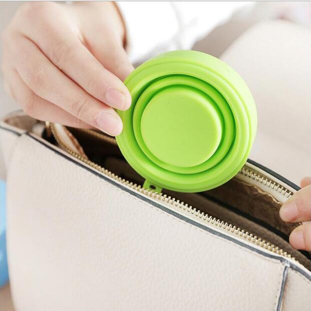 Pieghevole Tazze 170ML Food Grade Silicone di Viaggio Tazza di Acqua A Scomparsa Portatile All'aperto Tazze di Caffè Tazza di Acqua All'aperto