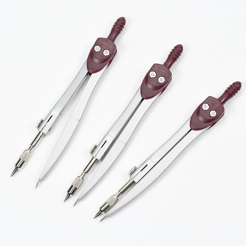 YG007 Compass Students Drafting Metal Compasses Math Geometry Tools Profesional Compass Extender Compass Drawing Tools