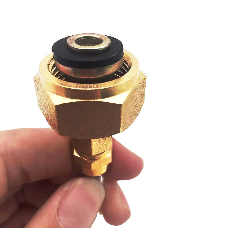 Outdoor Camping Gas Stove Propane Refill Adapter Gas Flat Cylinder Tank Coupler Adaptor Gas Charging With Pressure Relief Valve