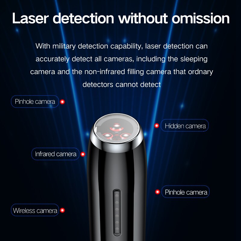 T8 wireless signal detecting pen infrared lamp detecting camera detecting WiFi signal detecting all wireless signals