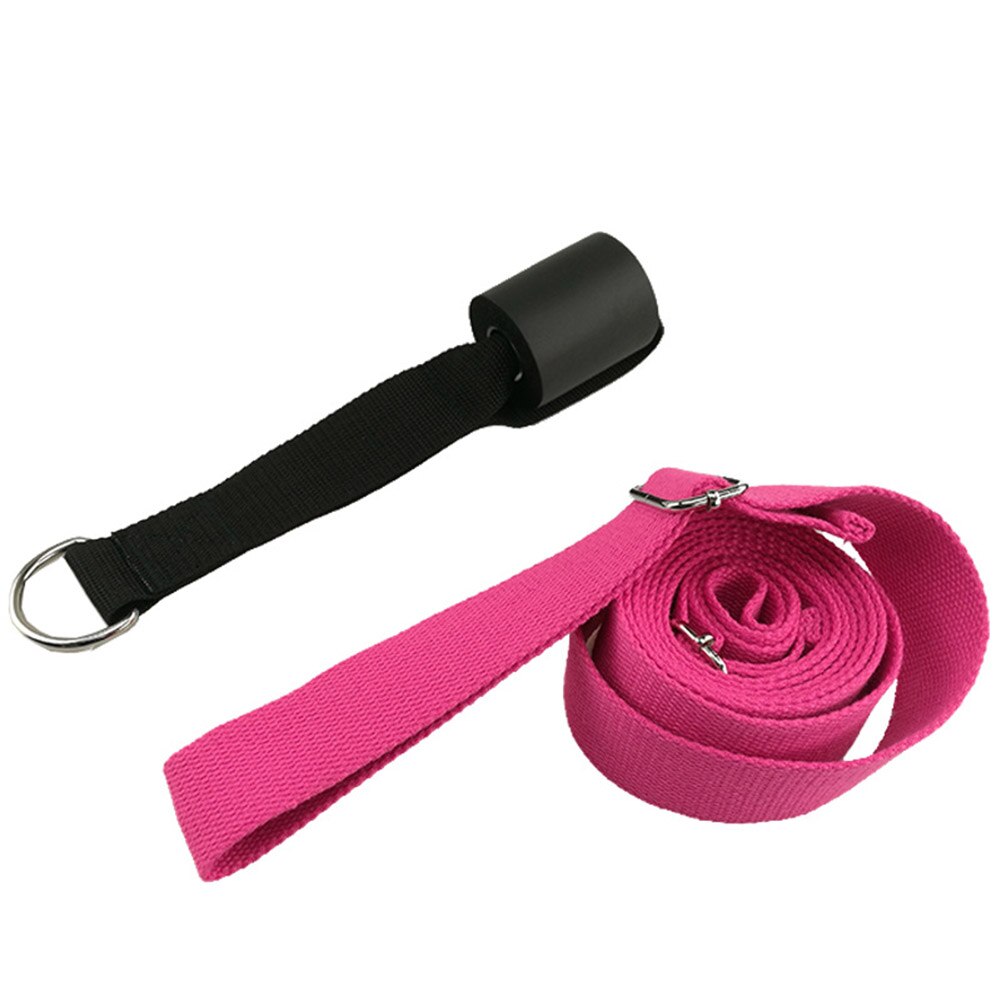 Leg Stretching Tool - Dancer Stretch Band Strap - Home Exercise for Dance, Ballet, Yoga: Rose Red