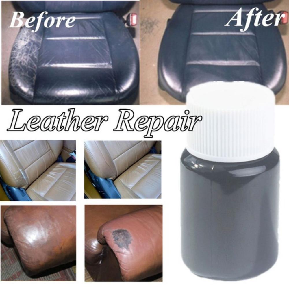 Universele Lederen Reparatie Tool 20Ml Autostoel Sofa Jassen Holes Scratch Scheuren Geen Warmte Vloeibare Leder Vinyl Reparatie kit D2020