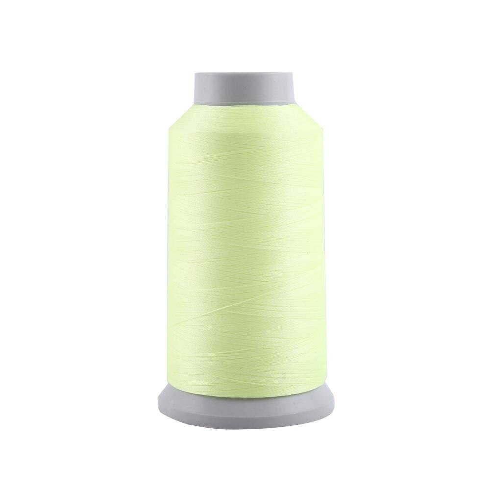Spool Glow In The Dark Machine Hand Borduren Naaigaren Polyester Fiber + Noctilucent Factor Threads 1000 Yards/3000 yards: MiddleYellow 3000