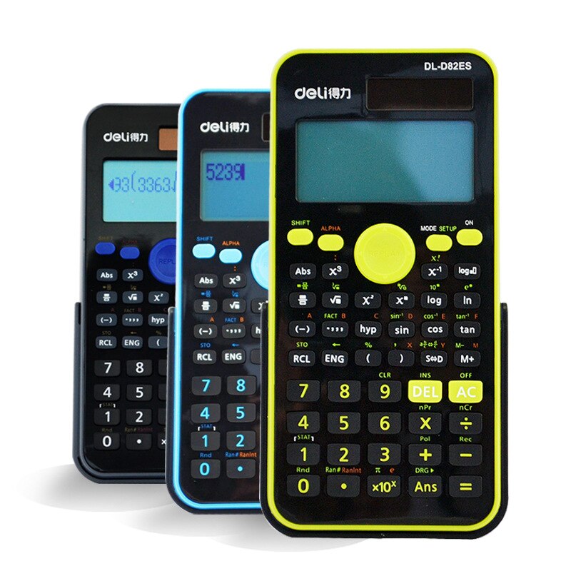 Capable D82es Function Calculator Business Office Student Mathematics Lovely Multifunctional Science Solar Computer Exam