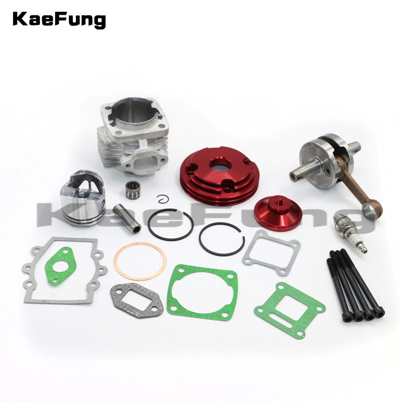 High Performance 44mm Big Bore Top End Kit 49cc 2 Stroke Mini ATV Quad Dirt Pocket Bike