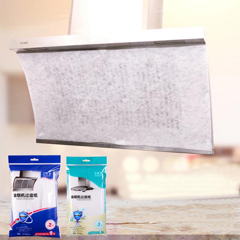 2 Stck Heimat Dunstabzugshaube Anti Filter Aufkleber Absorption Papier Rauch Papier Sauber Kochen Vlies Dunstabzugshaube Filter Küche Werkzeuge