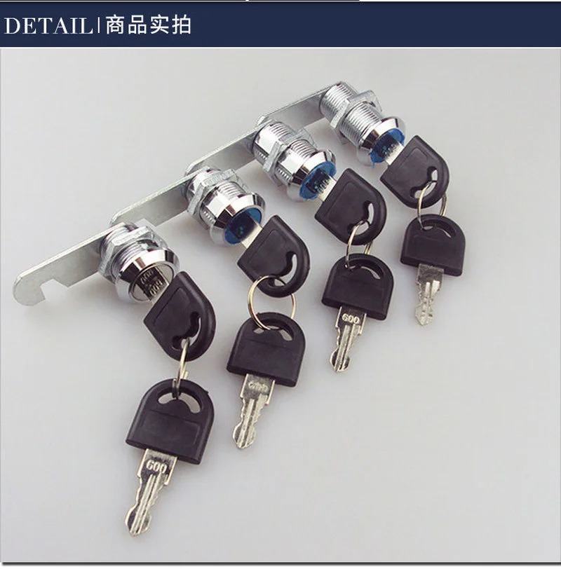 16/20/25/30mm Safe Cam Lock Pinball Arcade Machine Door Cabinet Toolbox Drawer + 2Key For Filing Mailbox Drawer Cupboard