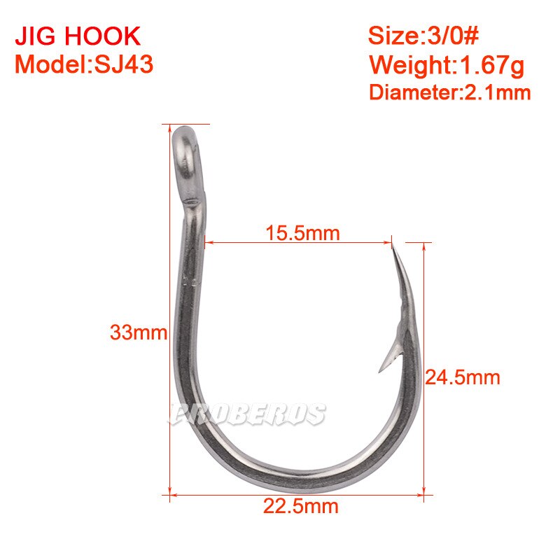 5/10Pcs Sea Fishing Stainless Steel Fish Hook Steel Barbed In Fly Hooks Worm Pond Fishing Bait Holder Jig Hole Pesca: Yellow