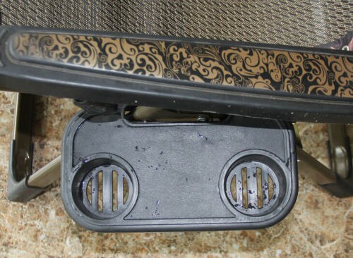 2 stk/mye bærbar clip-on stol sidebord koppholder sidebord utendørs hagefiske