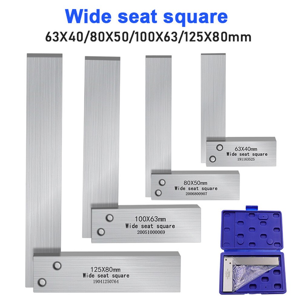 High-precision 90-degree Wide Seat Right Angle Ruler Woodworking L-shaped Square Corner Detection And Measurement Wood Work Tool