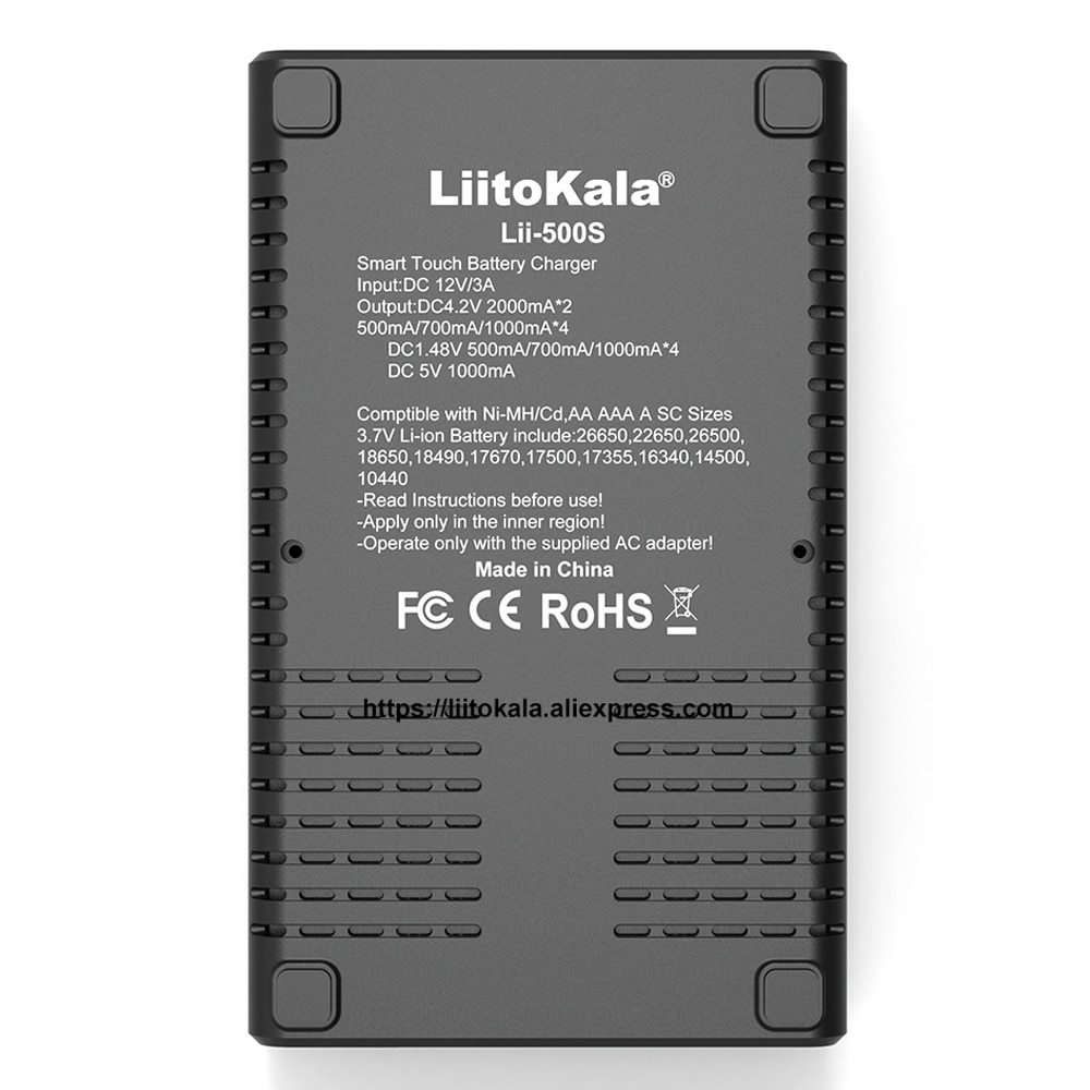 Liitokala Lii-500 Lii-PD4 Lii-500S LCD 3.7V 18650 18350 18500 21700 20700B 20700 14500 26650 AA NiMH lithium-battery Charger
