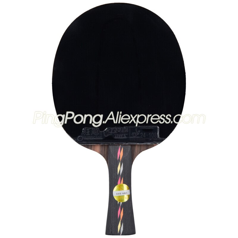 DHS 5 Star CARBON Table Tennis Racket 5-STAR 5002C with Bag Case DHS Hurricane 3 Rubber Original DHS Ping Pong Bat Set