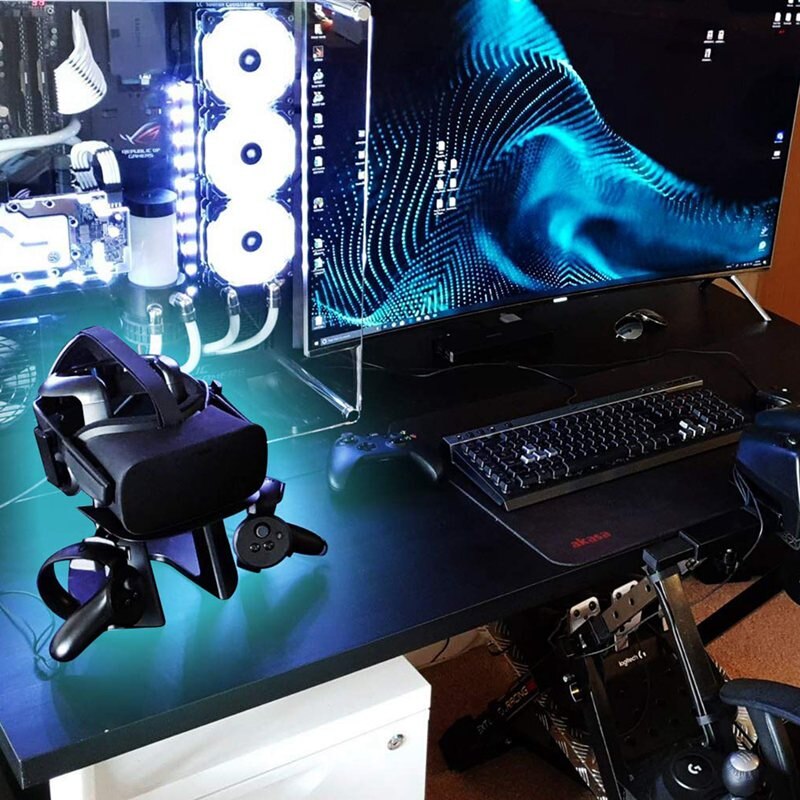 Stand,Headset Display Holder For Oculus Rift Headset And Press Controller