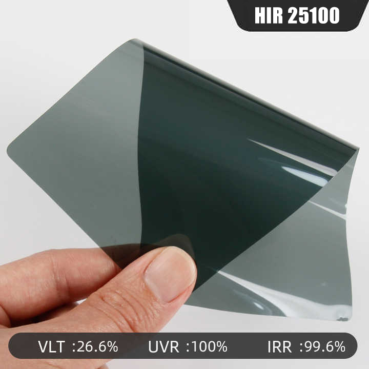 Hir100 % Fenster tönung Auto Solar- folie 2mil Nano Keramik folien UV-Schutz Hausbau Aufkleber Folien 5% ~ 75% vlt: S / Weiß