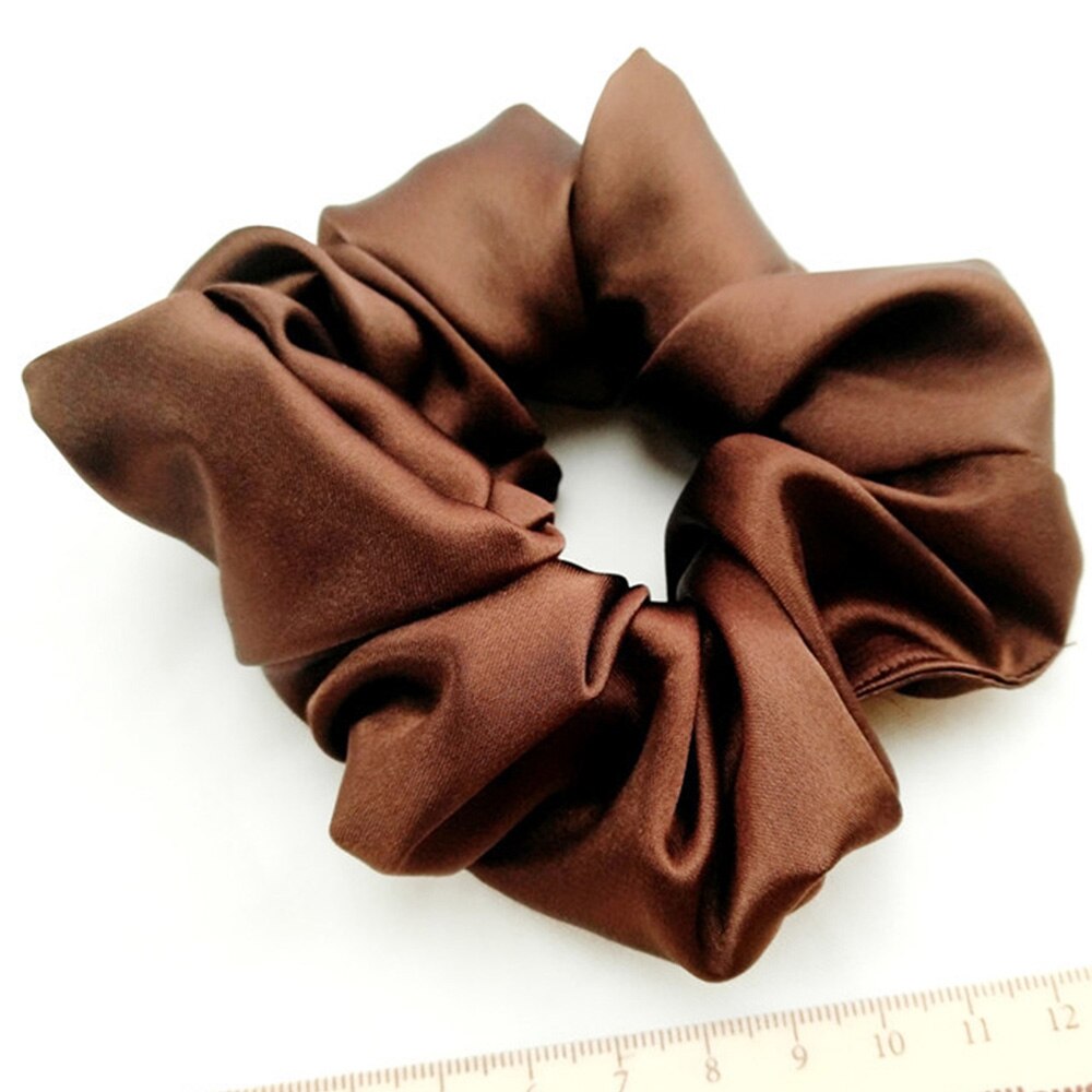 Faux Zijde Chouchou Vrouwen Meisjes Elastische Haar Elastiekjes Accessoires Gom Voor Vrouwen Tie Haar Ring Touw Paardenstaart Houder