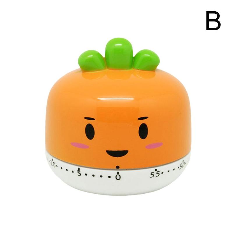 Pomodoro Kitchen Timer Alarm Clock Cartoon Vegetable Kitchen For Household Baking Helper Supplies Reminder Shaped Cooking E C8v4: B