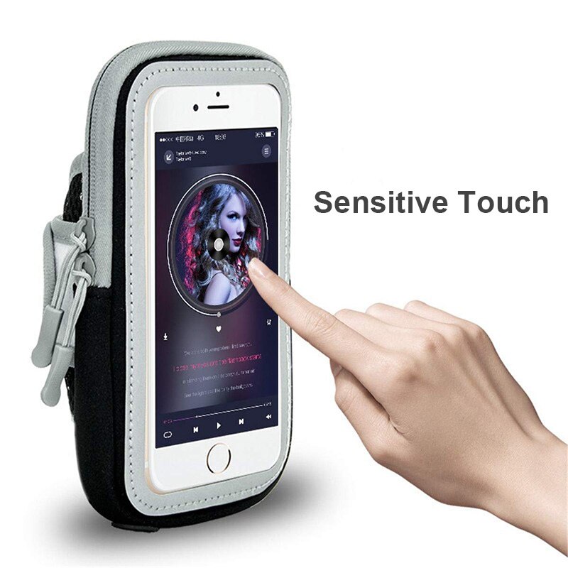 Denver SDQ-55024L housse de brassard de téléphone en cours d'exécution pochette brassard pour Denver SDQ-55044L SDQ-57004L sac de poignet étanche