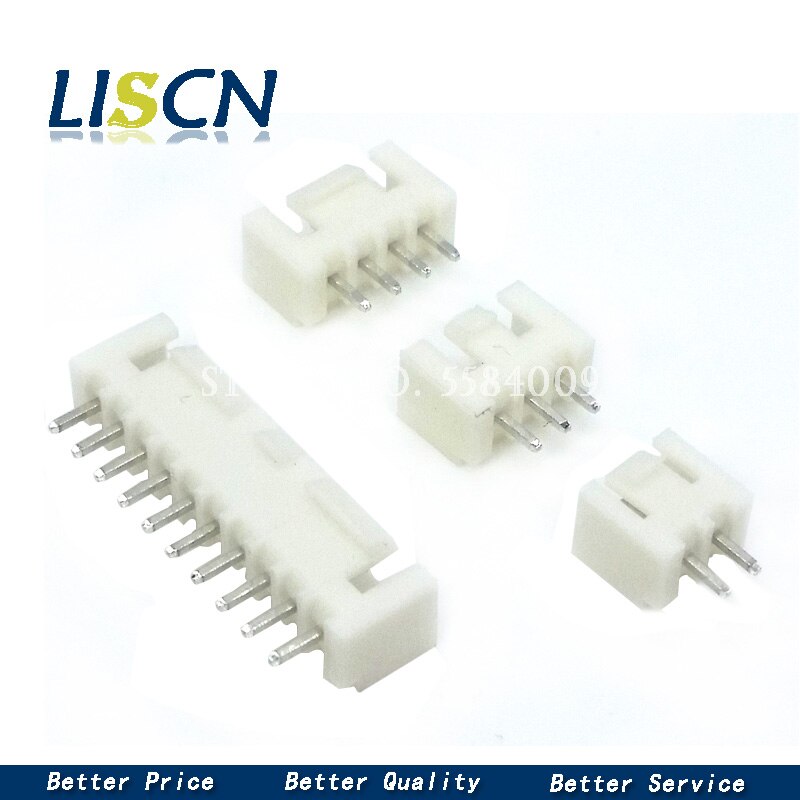 10 sets jst  xh2.54 xh 2.54mm- draads kabelconnector 2/3/4/5/6/7/8/9/10- pins mannelijke vrouwelijke stekkerdoos 20cm draadlengte 26 awg