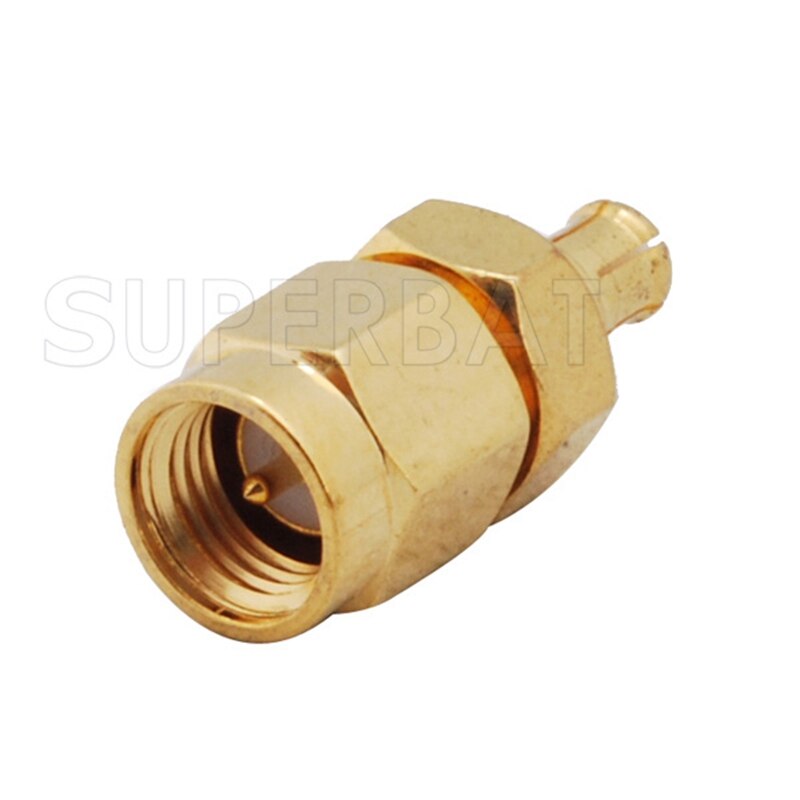 Superbat 5 stücke SMA-MCX Adapter SMA Stecker MCX Stecker Gerade Koaxial Stecker