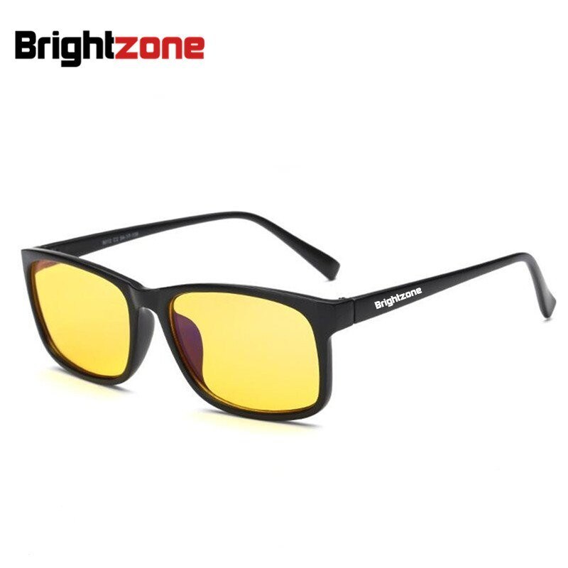 Bestsellers Anti-UV Anti-Blue Light Computer Indoor Yellow & Clear Lenses Eyewear Glasses for Digital Devices Reduce Dry Eyes: MaBlack Yellow Case1