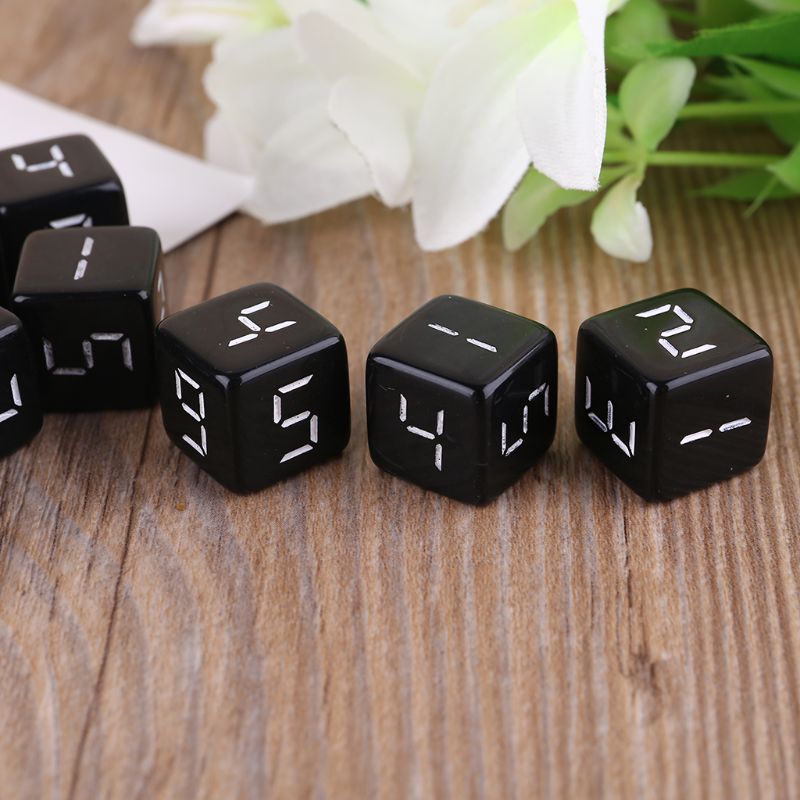 10 Stück 20mm Acryl-Würfel Leer – Für Brettspiele, Lernen & Basteln, Abgerundete Ecken | DIY Würfel Set