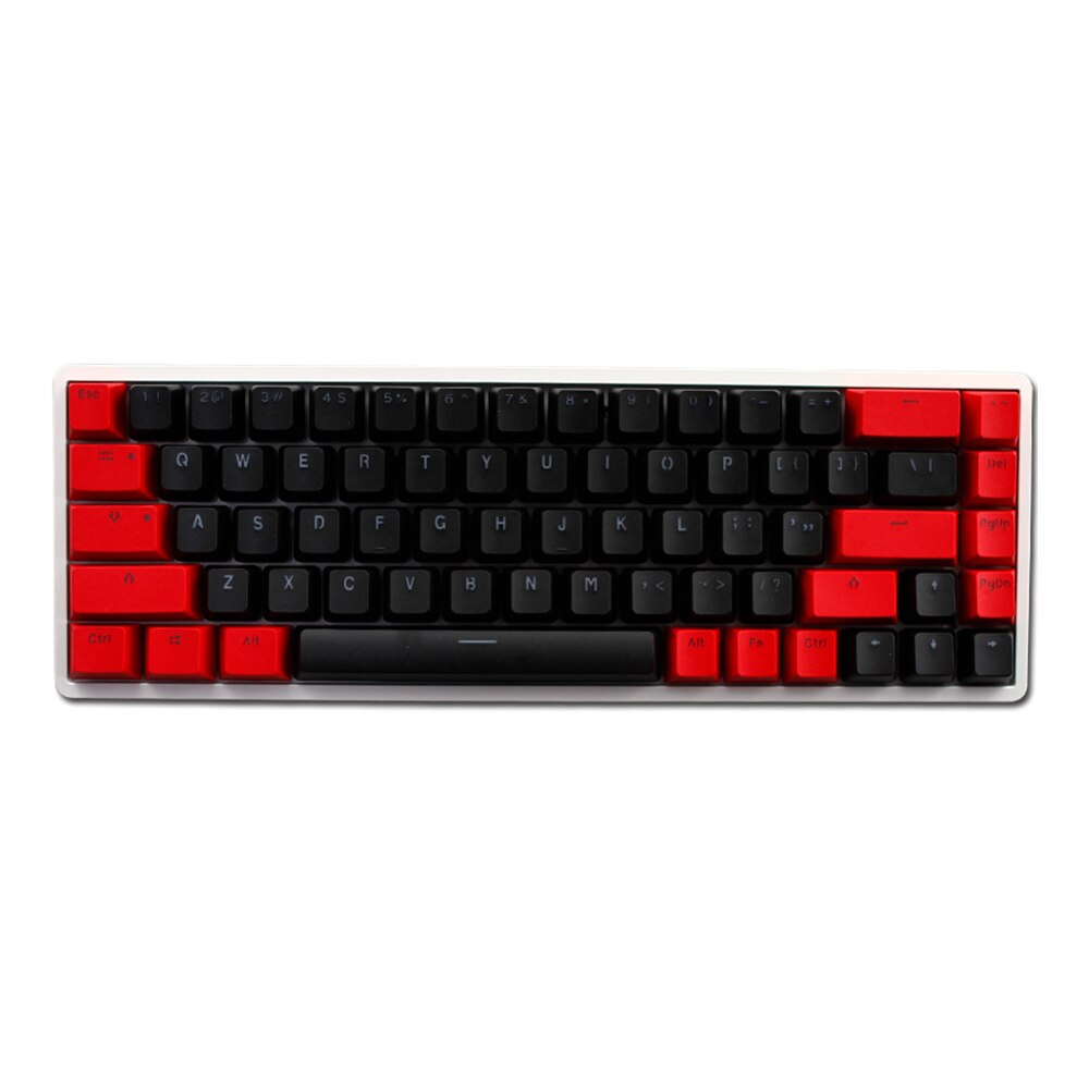 68 klawiszy klawiatura mechaniczna nasadki na klawisze z PBT dwukolorowe OEM MX PBT przezroczyste klawisze do Royal Kludge RK68/RK837/G68/RK855/RK87: 5