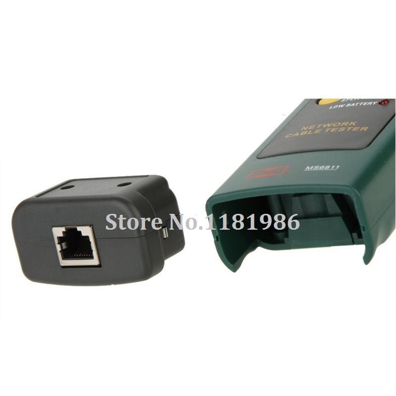 MASTECH MS6811 Handheld Network Cable Tester Line Tracker UTP and STP Wiring Test Meter Lan Tester